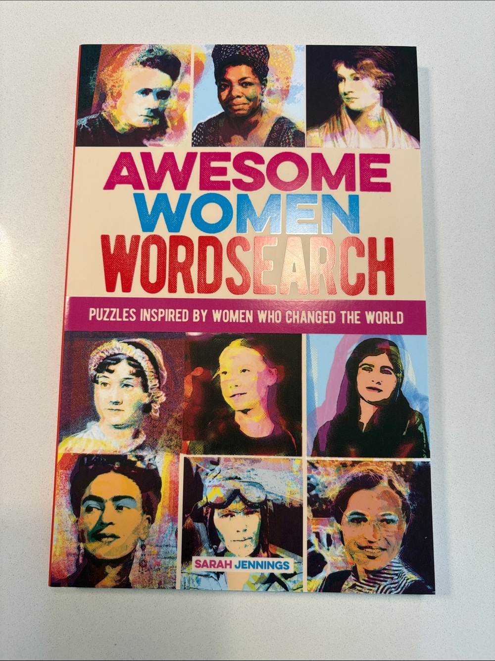 NEW- Awesome Women Wordsearch by Sarah Jennings